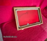 Oak glass top case 