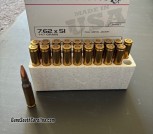 7.62 x 51 FMJ ammo