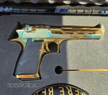 Titanium Gold Desert Eagle